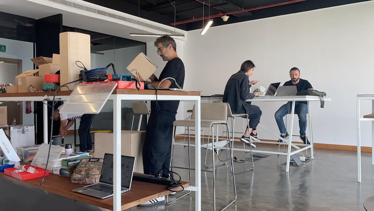 Timelapse of the very first beginnings exploring building our own loudspeakers